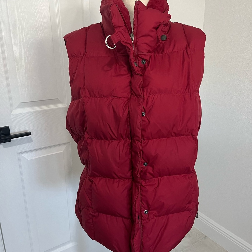 Women’s Lands End Vest, Red, size 2x